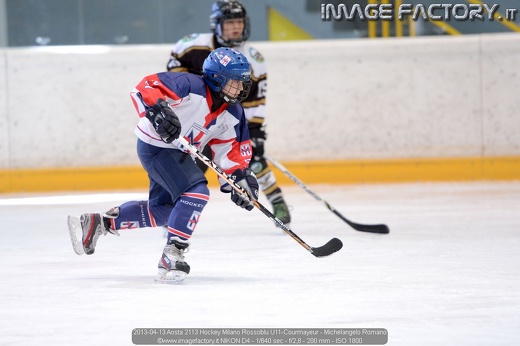 2013-04-13 Aosta 2113 Hockey Milano Rossoblu U11-Courmayeur - Michelangelo Romano